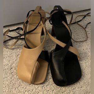 A.W.A.K.E Mode Christine Asymmetric Heels